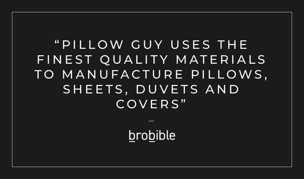 Pillow Guy Is Luxury Bedding For Bros By Bros