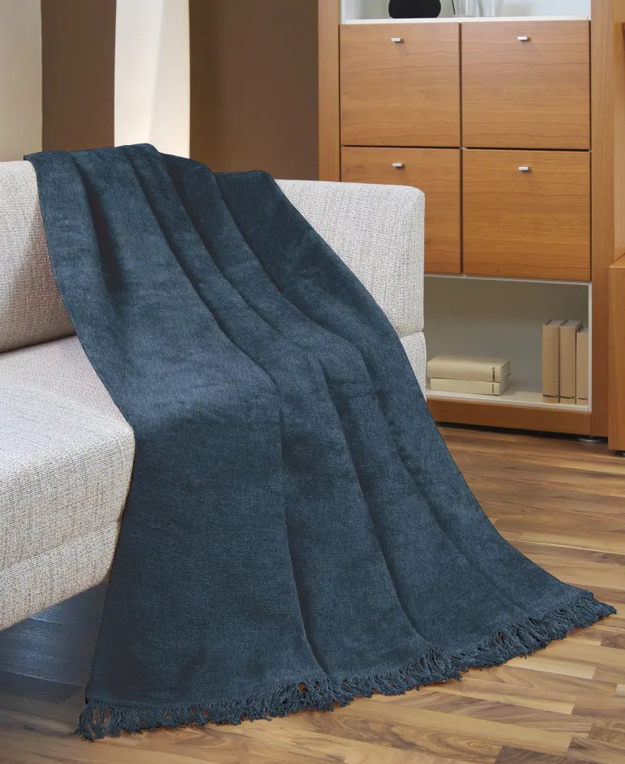 Viscose Chenille Throw Blanket