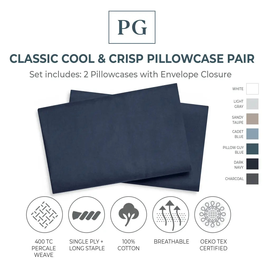Classic Cool & Crisp Pillowcase Pair