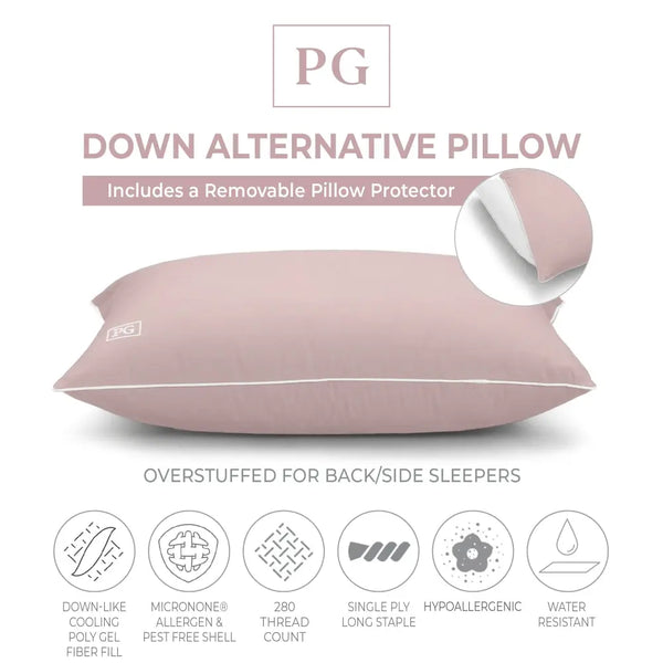 Pillow Gal Down Alternative Pillow, part of our luxury bedding collection designed specifically for women