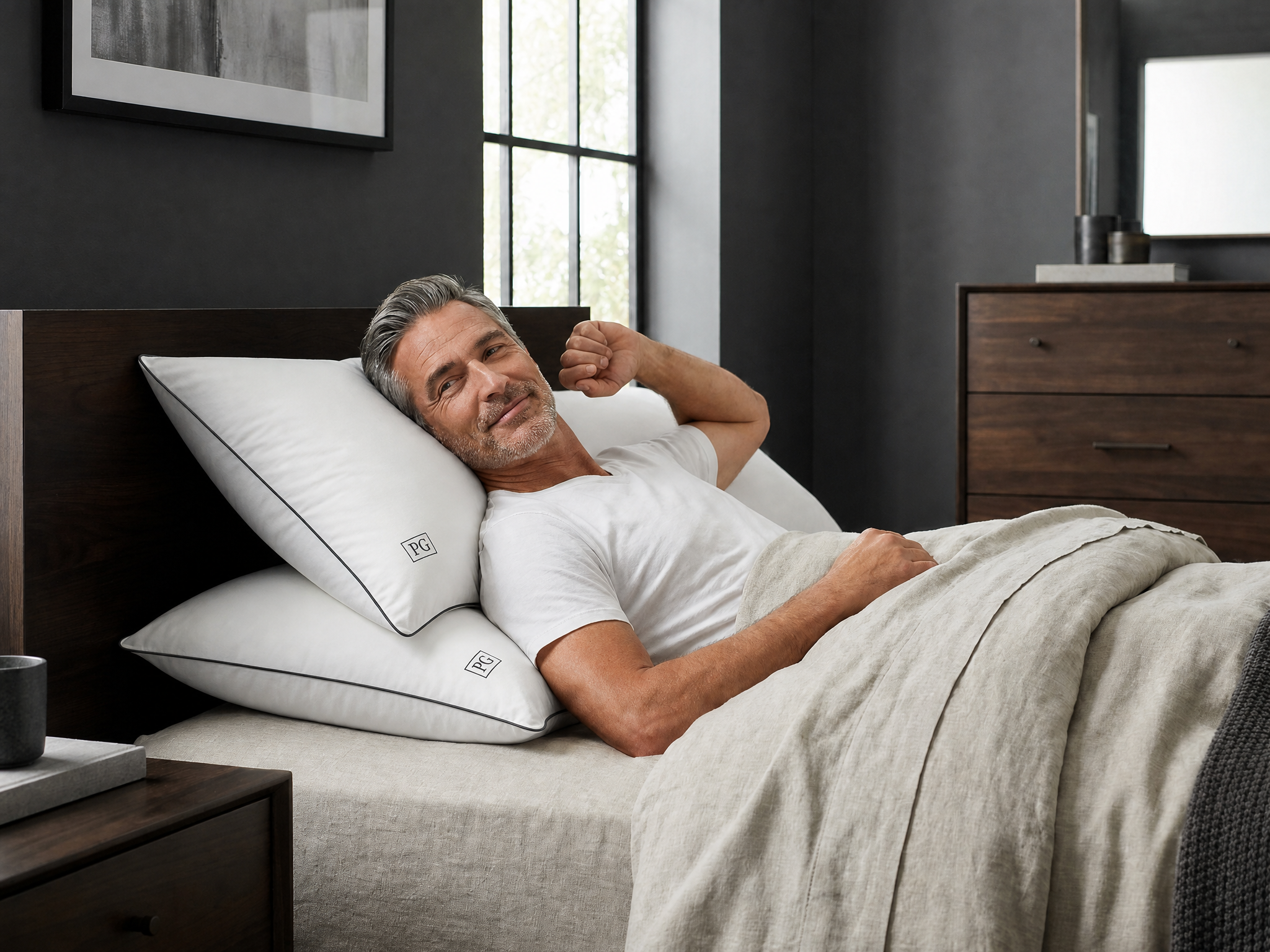 White Goose Down Pillow